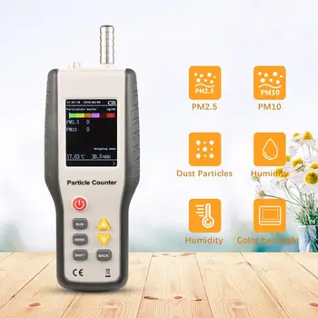 HT-9600 kakovosti Zraka detektor Prahu, Delcev, Števec Onesnaževanja Zraka Senzor PM 2.5 PM10 Delcev Števec