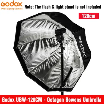 Godox 120cm/47in Octagon Dežnik Softbox z Bowens Gori Speedring za Speedlite Foto Strobe Studio Flash