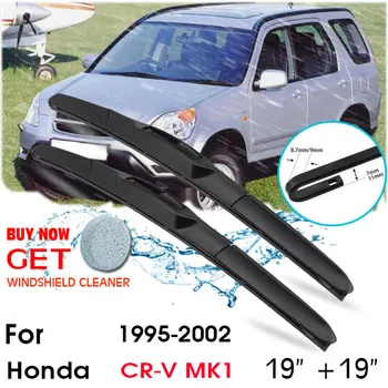 Avtomobilski Brisalec Rezilo Prednje Okno Vetrobransko steklo Gume Silicij Ponovno Brisalci Za Honda CR-V MK1 1995-2002 19