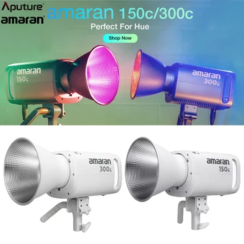 Novo Aputure amaran 150C/300C RGB Svetlobe 2500K-7500K Bowens Gori Fotografija Luči Za Snemanje na Prostem Streljanje