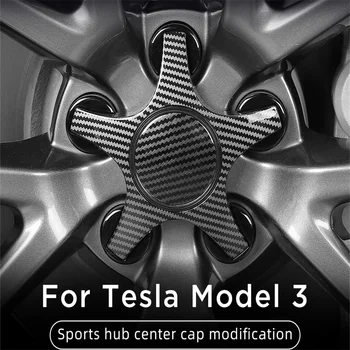 Za Tesla Model 3 Kolesni pokrov Avtomobila Hub Kritje Model3 2022 18 Inch Kolesa P Različica ABS Barva Spremembe Kolo Kolo Pokrov
