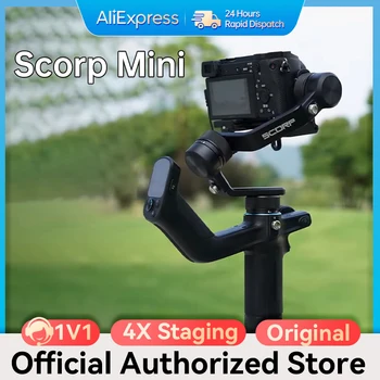 FeiyuTech Scorp Mini 3-Osni Vse v Enem Gimbal Stabilizator za Mirrorless Fotoaparat s Kratkimi Objektiv Kompaktnih Fotoaparatov delovanje Fotoaparata