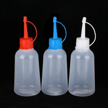 5pcs 100 ml Plastične Počisti Nasvet Aplikator Steklenice, Plastične Stisnite Stekleničko Za Obrtne Umetnosti Lepilo Multi Namen Steklenice