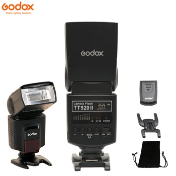 Godox Thinklite Fotoaparat TT520II Flash Z Gradnjo, v 433MHz Brezžični Signal za Canon, Nikon Pentax Sony Fuji in Olympus DSLR Fotoaparati