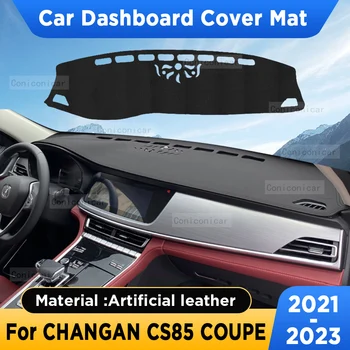 Za CHANGAN CS85 COUPE 2021-2023 Avto nadzorna plošča Pokrov Mat Sonce Odtenek Pad Non-slip Umetnega Usnja Preprogo Plošča Mat Dodatki