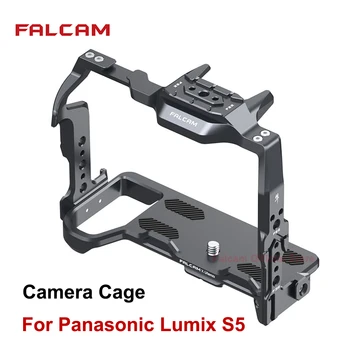 Falcam F22 F38 Hitro Sprostitev Fotoaparat Celotno Kletko s Hladno Čevelj Gori Hitro Spustite Ploščo Za Panasonic Lumix S5 Celotno sliko Kamere