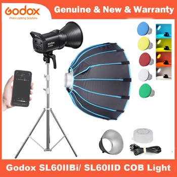 Godox SL60IID SL60IIBi COB LED Video Luč 2.4 G APP Nadzor Neprekinjeno Osvetlitev Godox SL60W Nadgraditi z Softbox Lahka Stojalo Kit