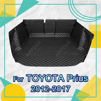 Auto Polno Zajetje Trunk Mat Toyota Prius 2012-2017 16 15 14 13 Prtljažniku Kritje Pad Notranje Zadeve Zaščitnik Dodatki