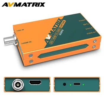 AVMATRIX UC2018 Zajem Video Kartice SDI&HDMI na 1080P USB Nestisnjene z Nizke Zakasnitve za OBS Trzanje YouTube Živo
