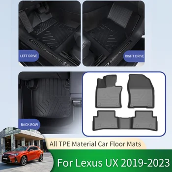 TPE Polno Surround Avto Nepremočljiva Non-slip predpražnike Zaščitno Podlogo Foot Pad Preproga za Lexus UX 200h 250h 260h ZA10 2019~2023