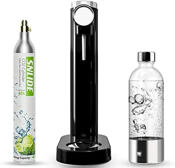 Kavo, Soda Voda Stroj z 1L BPA Free Pet Plastenka & DIY Nalepke, Enostavno Upravljanje, Peneče Vode Maker za Dom, s Wat