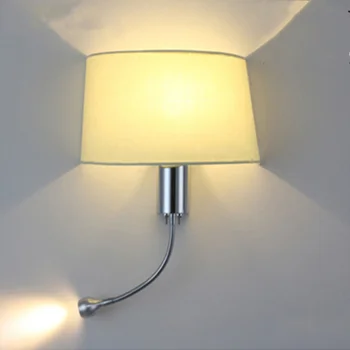 110V/220V LED tkane preprost stil tkanine stenske svetilke doma sodobne nočna lučka za dekoracijo hotel spalnica branje postelji notranja lučka