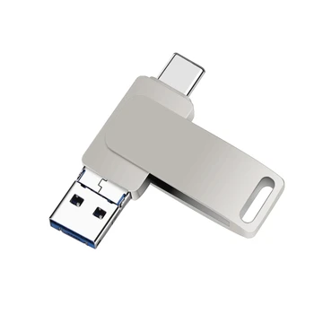 Mobilne naprave IOS 3 v 1 Tip C Mikro cle USB 3.0 pomnilniški ključek 32GB 64GB 128GB OTG USB flash disk naprave za iphone otg