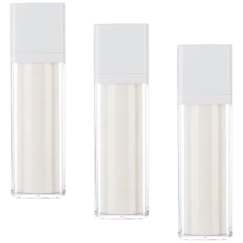3 Kos Kozmetika Sub Pakiranje Steklenic Črpalka Brezzračnim Losjon Plastične Potovalne Posode Krema Za Toaletni Izdelki