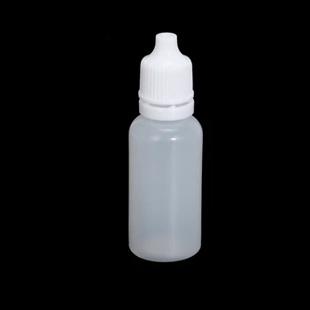 500PCS 15Ml Prazno Plastično Stisljiv Kapalko Steklenice Oči Tekoče Kapalko Povratne Steklenice