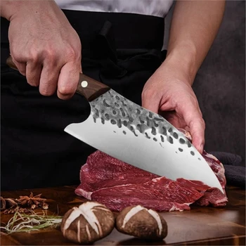 8Inch Boning Nož Japonski Visoko vsebnostjo Ogljika iz Nerjavečega Jekla Mesar Mesa Knive Za Kuhanje Couteau Kuhinjski Pribor Cheaf Nož