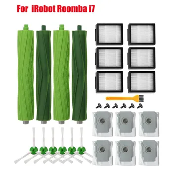 Za iRobot Roomba i7 i7+/i7 Plus E5 E6 sesalnik Valjčne krtače Strani Krtačo Filter za Umazanijo Odstranjevanje Vrečke za Nadomestne Dele