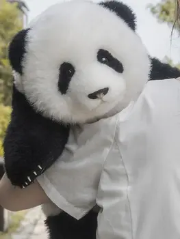 Rojstni Dan Dekoracijo Kulise Za Fotografe Luksuzni Darilni Ovčje Kože Živalskega Krzna Simulirani 5 Mesecev Panda