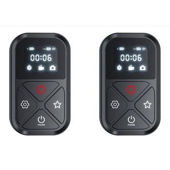 2X Daljinski upravljalnik Za Gopro Hero 10 9 8 Max S Palico Gori In Zapestje Bluetooth, Združljiva Smart Remote Za Gopro 10