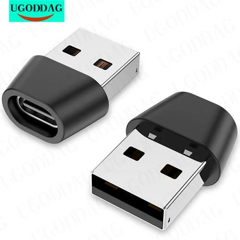 USB OTG Moški-Tip C Ženski Adapter Pretvornik USB Tip C kabel Adapter, Priključek Za Macbook Samsung S21 Podatkov Polnilnik