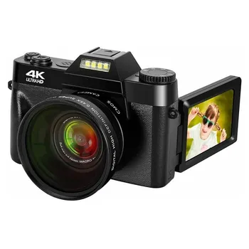  2023, da Nove Digitalne Kamere 48MP 4K Fotoaparat Vlogging Kamera za YouTube 30FPS WI-FI 16XZoom Video Kamere za Snemanje Kamere