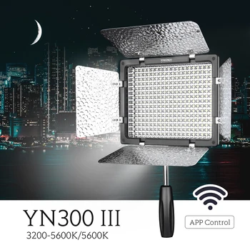 Yongnuo YN300 III YN300III LED Video Luč Na Fotoaparat Svetlobe, Bi-Color 3200k-5500K Brezžični Daljinski Razsvetljava za DV Canon Nikon