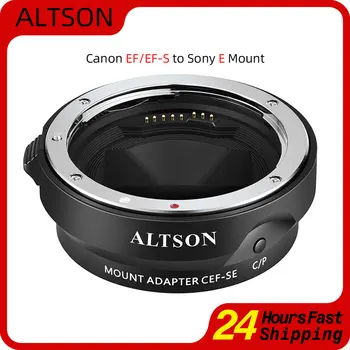 ALTSON EF-SE Samodejno Ostrenje Objektiva Adapter Ring za Canon EF/EF-S Objektiv za Sony E Mount Kamera a6300 a6500 a7iii a7r a9