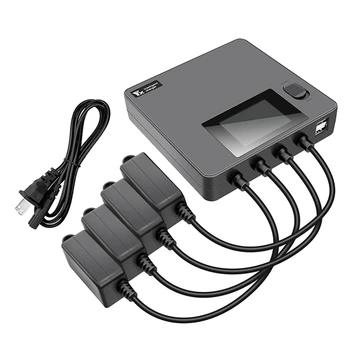 6-V-1 Digitalni Zaslon Baterija Polnilnik Za Mini 3 Pro Brnenje Baterija Polnjenje Hub Hitro Smart Polnilec Z USB