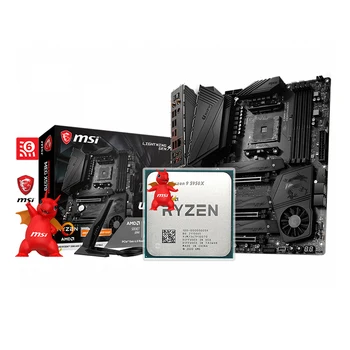 AMD Nova Ry zen 9 5950X + MEG X570 POENOTITI matična plošča Procesor Vtičnica AM4 processador CPU In placa Mko bo Ustrezala