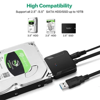 USB 3 0 SATA Kabel za Prenos Podatkov Pretvornik Kabel Računalnika Opremo