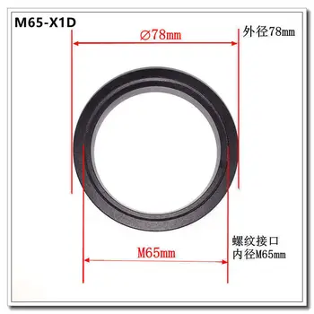 M65-X1D makro adapter ring za m65 objektiv za HASSELBLAD X1D X1DⅡ 50C H6D 100C 907X fotoaparat