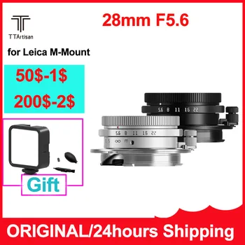 TTArtisan 28mm f5.6 MF Objektiv Kamere Celoten Okvir za Leica M-Mount Kamere, Kot je Leica M-M M240 M3, M6 M7 M8 M9 M9p M10 leica objektiv