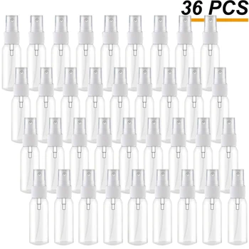 36Pcs 30 ml/1Oz Mini Fine Megle Spray Steklenice Povratne Steklenice Majhen Prazen prozorne Plastike Potovanje Velikosti Steklenice