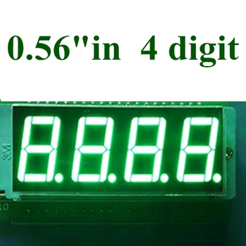 20PCS 4 Bitov Digitalne Cev Led Zaslon 7 Segment Čista zelena 0.56 palčni skupno katodo 0.56